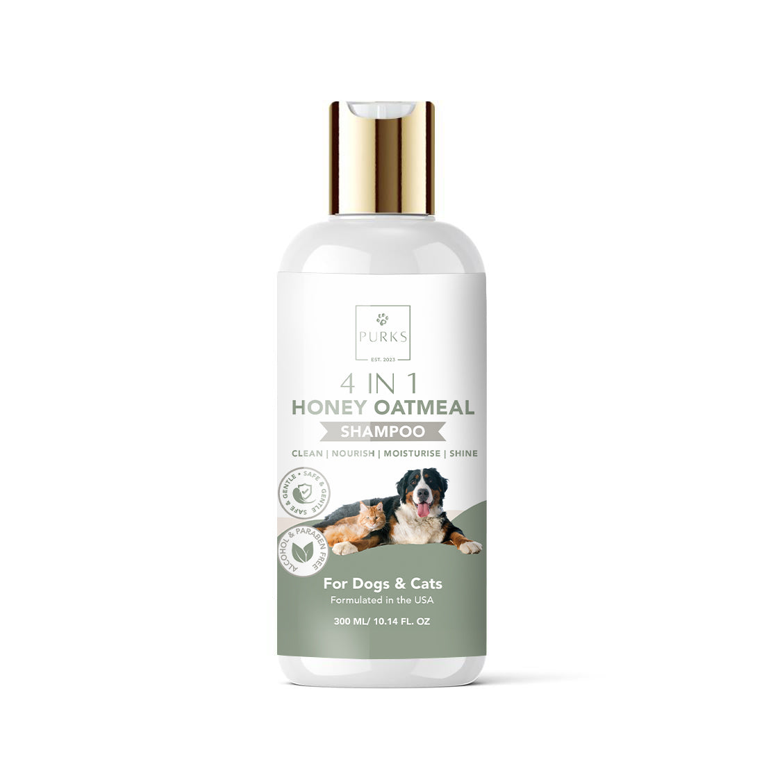 4-In-1 Honey Oatmeal Pet Shampoo - 300ml