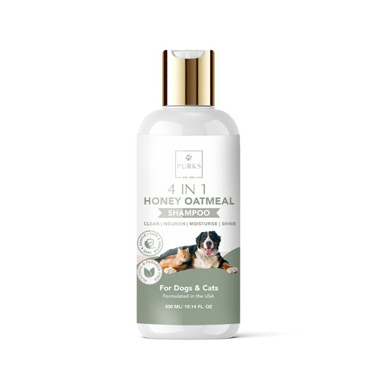 4-In-1 Honey Oatmeal Pet Shampoo - 300ml